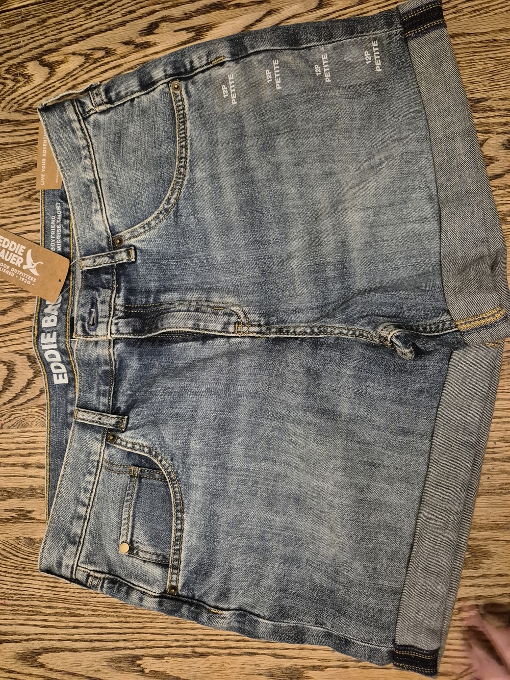 Eddie Bauer Light Wash Denim Shorts